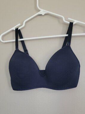 Black Or Dark Navy Blue Padded Bra Size 36D